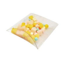 Custom PET Plastic Clear Candies Biscuits Gift Pillow Box Packaging